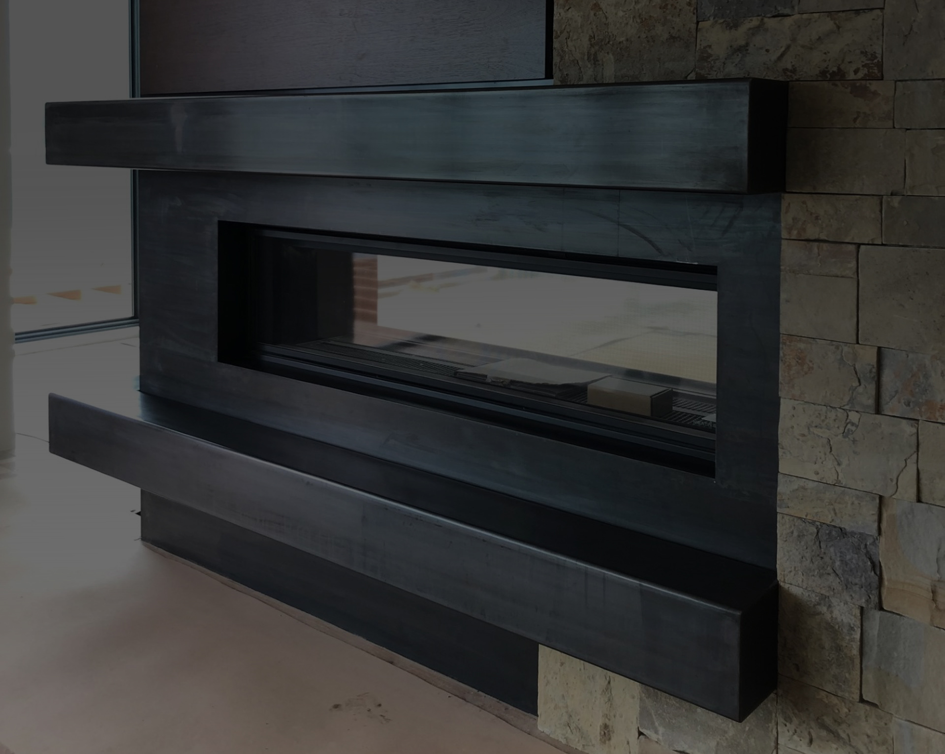 Metal Fabricated Fireplace from Acutech Metalworks
