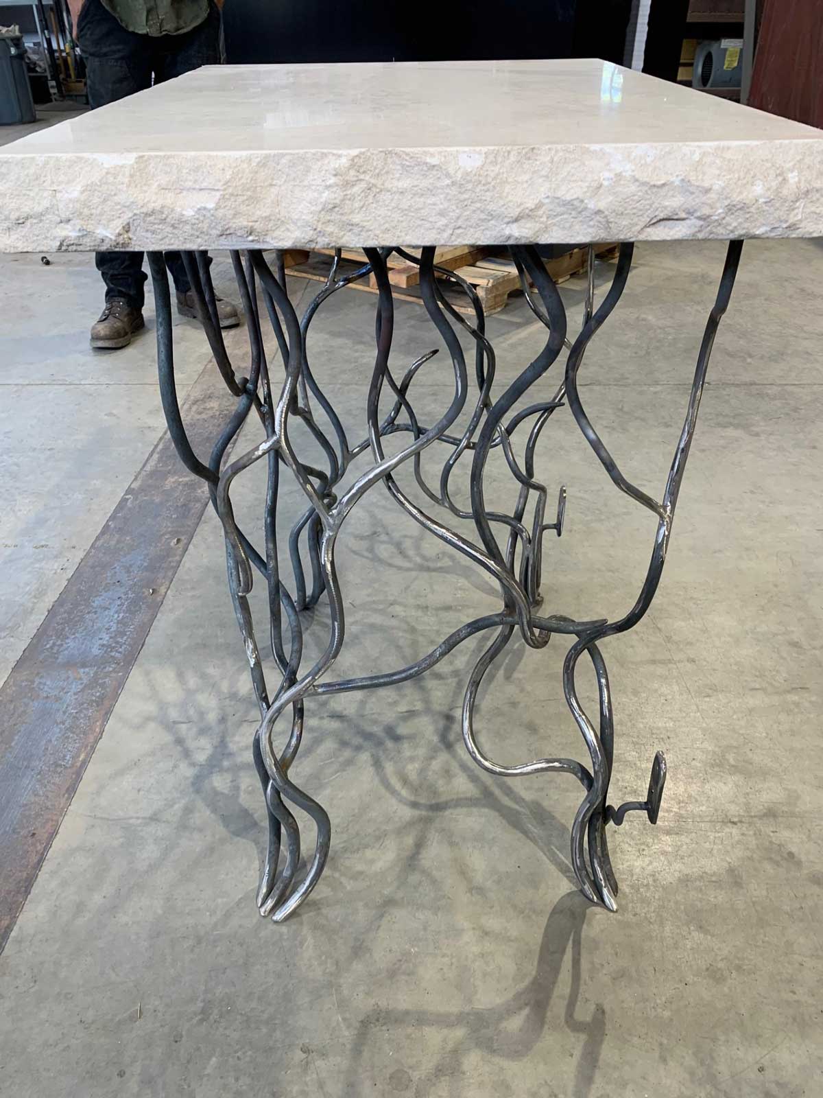 custom table legs base welded